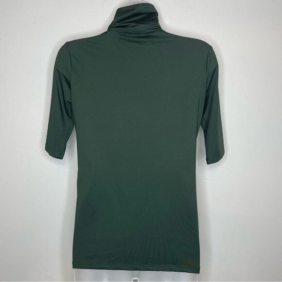 Catherine Malandrino Turtleneck 3/4 Elbow Sleeve Fitted Top - Picture 4 of 9